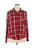 BP. 100% Rayon Red Long Sleeve Button-Down Shirt Size XXL - photo 1