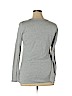 Gap Gray Long Sleeve Top Size XL - photo 2