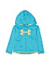 Under Armour 100% Polyester Teal Zip Up Hoodie Size 4T - photo 1
