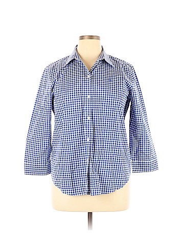 Lauren by Ralph Lauren Long Sleeve Button-Down Shirt (view 1)