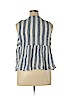 Point Sur 100% Linen Blue Sleeveless Blouse Size XL (tall) - photo 2