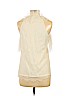 Robert Rodriguez 100% Nylon Ivory Short Sleeve Top Size 6 - photo 2