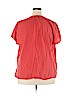 Old Navy 100% Cotton Red Short Sleeve Button-Down Shirt Size XXL - photo 2