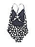 DKNY Black One Piece Swimsuit Size 14 - photo 2