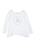 Justice Graphic Gray Long Sleeve Top Size 8 - photo 1