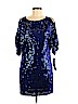 Aidan Mattox 100% Polyester Blue Cocktail Dress Size 8 - photo 1