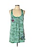 Mossimo Supply Co. 100% Cotton Green Sleeveless Henley Size L - photo 1