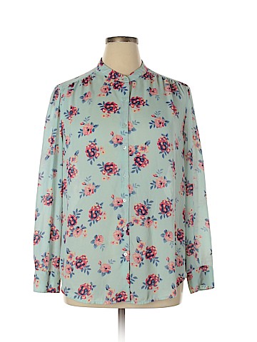 Faded Glory Long Sleeve Blouse (view 1)