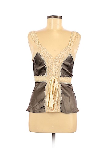 Miguelina Sleeveless Silk Top (view 1)