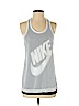 Nike 100% Polyester White Active Tank Size S - photo 1