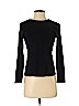 Christopher & Banks 100% Cotton Black Long Sleeve T-Shirt Size S (petite) - photo 1