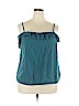 Old Navy 100% Polyester Blue Sleeveless Blouse Size XXL - photo 1