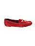 Isaac Mizrahi LIVE! 100% Leather Red Flats Size 9 1/2 - photo 1