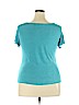 Assorted Brands Teal Short Sleeve Top Size 2X - photo 2