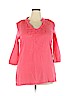 Decorated Originals 100% Cotton Pink 3/4 Sleeve Blouse Size 2X - photo 1