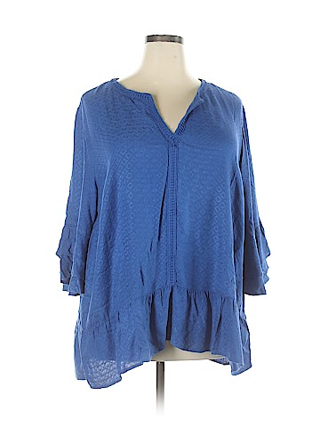 Studio JPR 3/4 Sleeve Blouse (view 1)