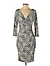 Lauren by Ralph Lauren Gray Casual Dress Size 4 (petite) - photo 1