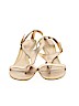 Michelle D. 100% Leather Gold Heels Size 8 - photo 2
