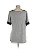 Sarin Mathews Gray Short Sleeve Top Size XL - photo 2