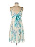 BCBGMAXAZRIA 100% Silk Ivory Cocktail Dress Size 8 - photo 1