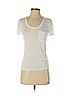 Club Monaco 100% Modal White Short Sleeve T-Shirt Size XS - photo 1