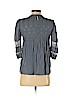 One September 100% Rayon Gray 3/4 Sleeve Blouse Size XS (petite) - photo 2