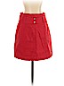Intermix 100% Cotton Red Denim Skirt Size 4 - photo 1