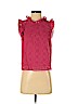 Maeve by Anthropologie 100% Cotton Pink Sleeveless Blouse Size 0 - photo 1