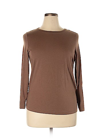 DressBarn Long Sleeve T-Shirt (view 1)