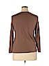 DressBarn Brown Long Sleeve T-Shirt Size 14 - 16 - photo 2