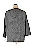 Eileen Fisher Gray Silk Pullover Sweater Size L - photo 2