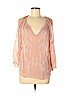 Ella Moss 100% Polyester Pink Long Sleeve Blouse Size S - photo 1