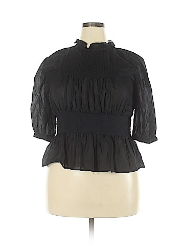 Something Navy 3/4 Sleeve Top (view 1)