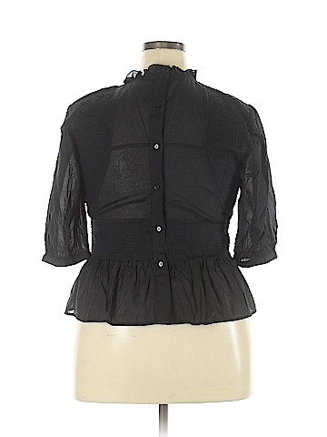 Something Navy 3/4 Sleeve Top (view 2)