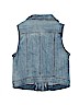 Candie's Solid Blue Denim Vest Size 10 - 12 - photo 2