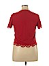 Unbranded Red Short Sleeve Blouse Size XL - photo 2