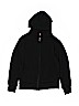 Butter Super Soft Solid Black Zip Up Hoodie Size S (kids) - photo 1