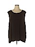Maggie Barnes Brown Sleeveless Top Size 22 (5) - photo 1