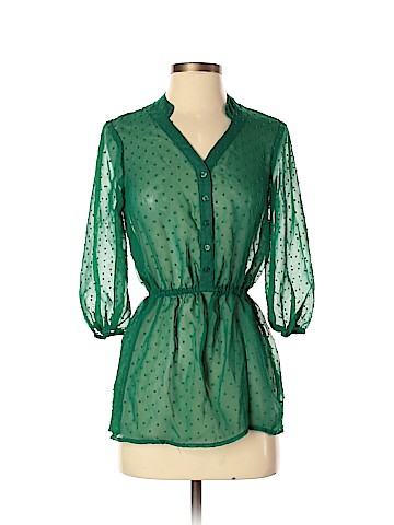 Mossimo Supply Co. 3/4 Sleeve Blouse (view 1)