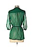 Mossimo Supply Co. Green 3/4 Sleeve Blouse Size XS - photo 2
