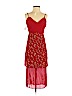 Fame and Partners x Free People 100% Polyester Red Cocktail Dress Size 4 - photo 1