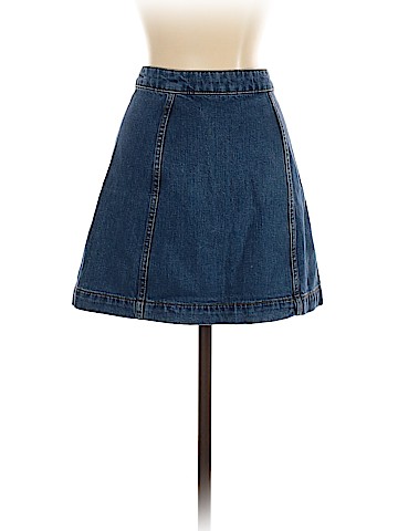 Topshop Denim Skirt (view 2)