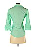 James Perse 100% Cotton Teal Short Sleeve Blouse Size Sm (1) - photo 2