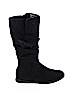 Cat & Jack Solid Black Boots Size 2 (youth) - photo 1