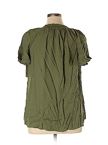 Terra & Sky Short Sleeve Blouse (view 2)