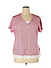 Karen Scott Pink Short Sleeve Top Size 1X - photo 1