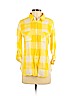 C&C California 100% Cotton Yellow 3/4 Sleeve Button-Down Shirt Size S - photo 1