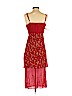 Fame And Partners 100% Polyester Red Cocktail Dress Size 2 - photo 2