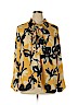 Ann Taylor Factory 100% Polyester Yellow Long Sleeve Blouse Size XL - photo 1