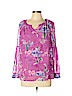 Assorted Brands Pink Long Sleeve Blouse Size L (petite) - photo 1